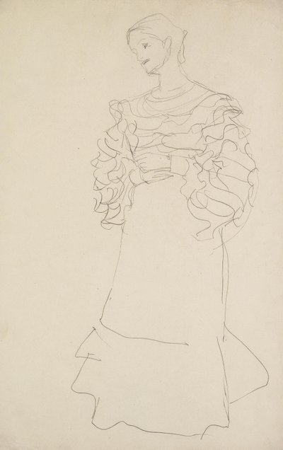Magda Mautner-Markhof Study by Gustav Klimt